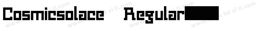 Cosmicsolace Regular字体转换